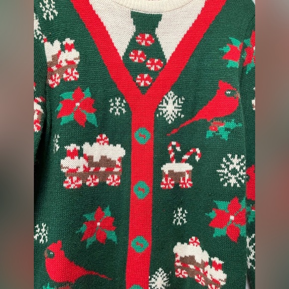 Party Sweater Dec 25 Ugly Christmas Sweater Men's size M - Picture 2 of 4